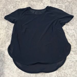 Lululemon UV Protection High Neck Running and Training T-Shirt Size 10